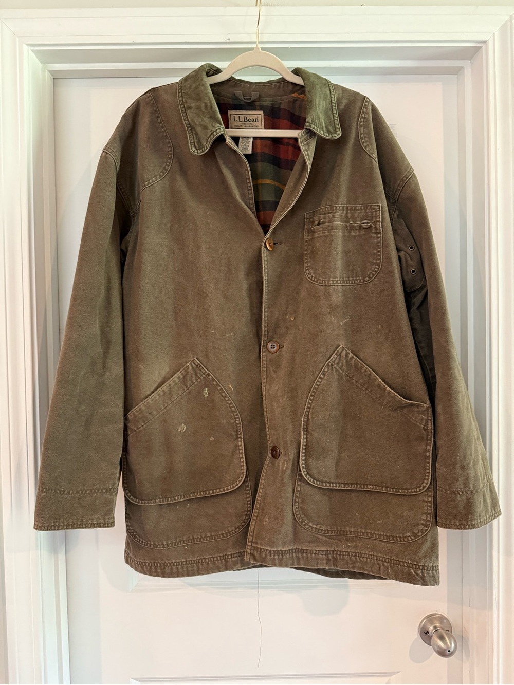 LL Bean Men’s Tall XXL Barn Chore Jacket Field Coat Style JV79